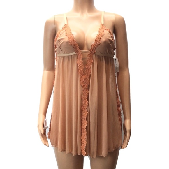 French Affair Tuscany Babydoll Nightie & Panty Set - Picture 2 of 10